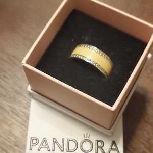 Pandora Enamel Ring sz 7.5